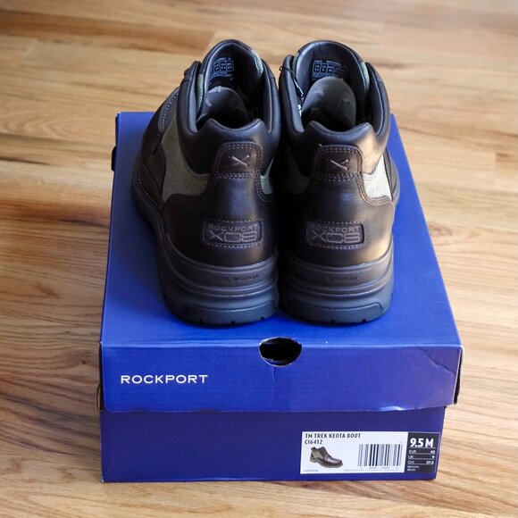 Rockport NEW Total Motion XCS Trek Keota Brown/Green Hiking Boot C16412 9.5 M - Picture 4 of 11